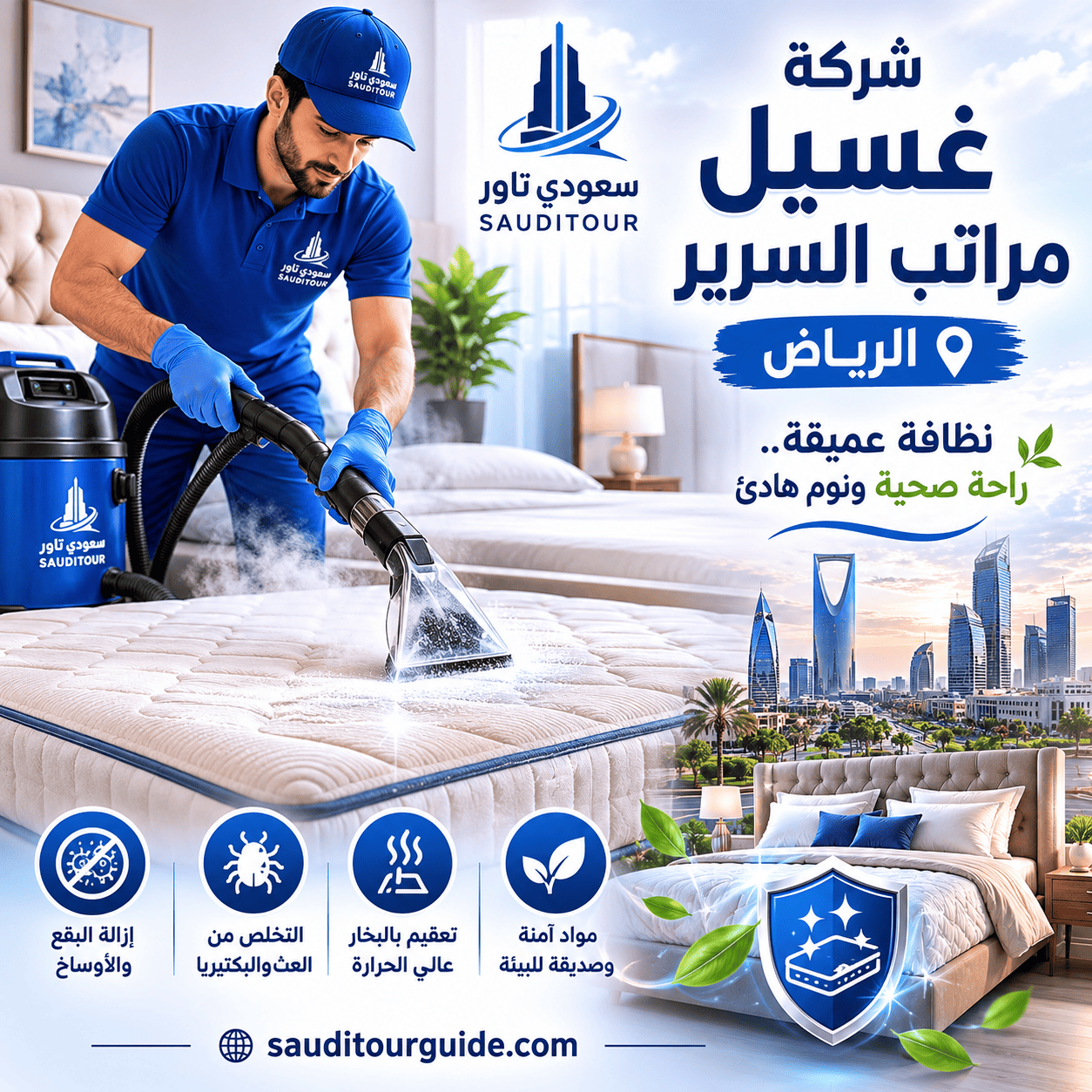 شركة غسيل مراتب السرير الرياض