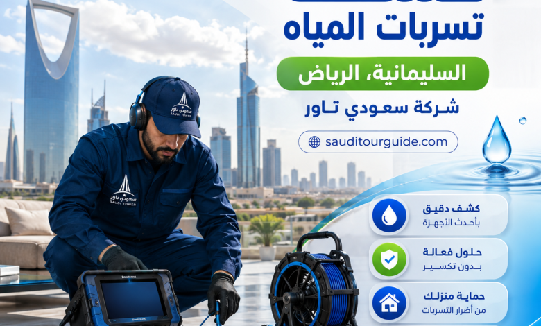كشف تسربات المياه السليمانية، الرياض