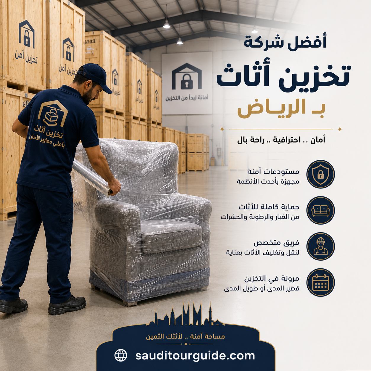 شركة تخزين اثاث بالرياض