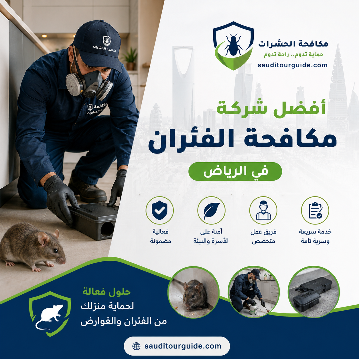 شركة مكافحة الفئران بالرياض