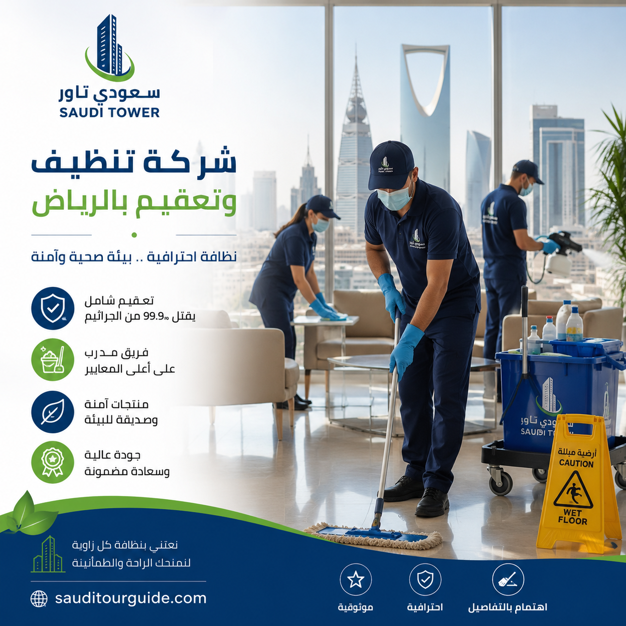 شركة تنظيف وتعقيم بالرياض