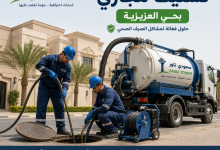 شركة تسليك مجاري بحي العزيزية