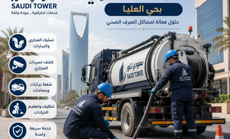 شركة تسليك مجاري بحي العليا