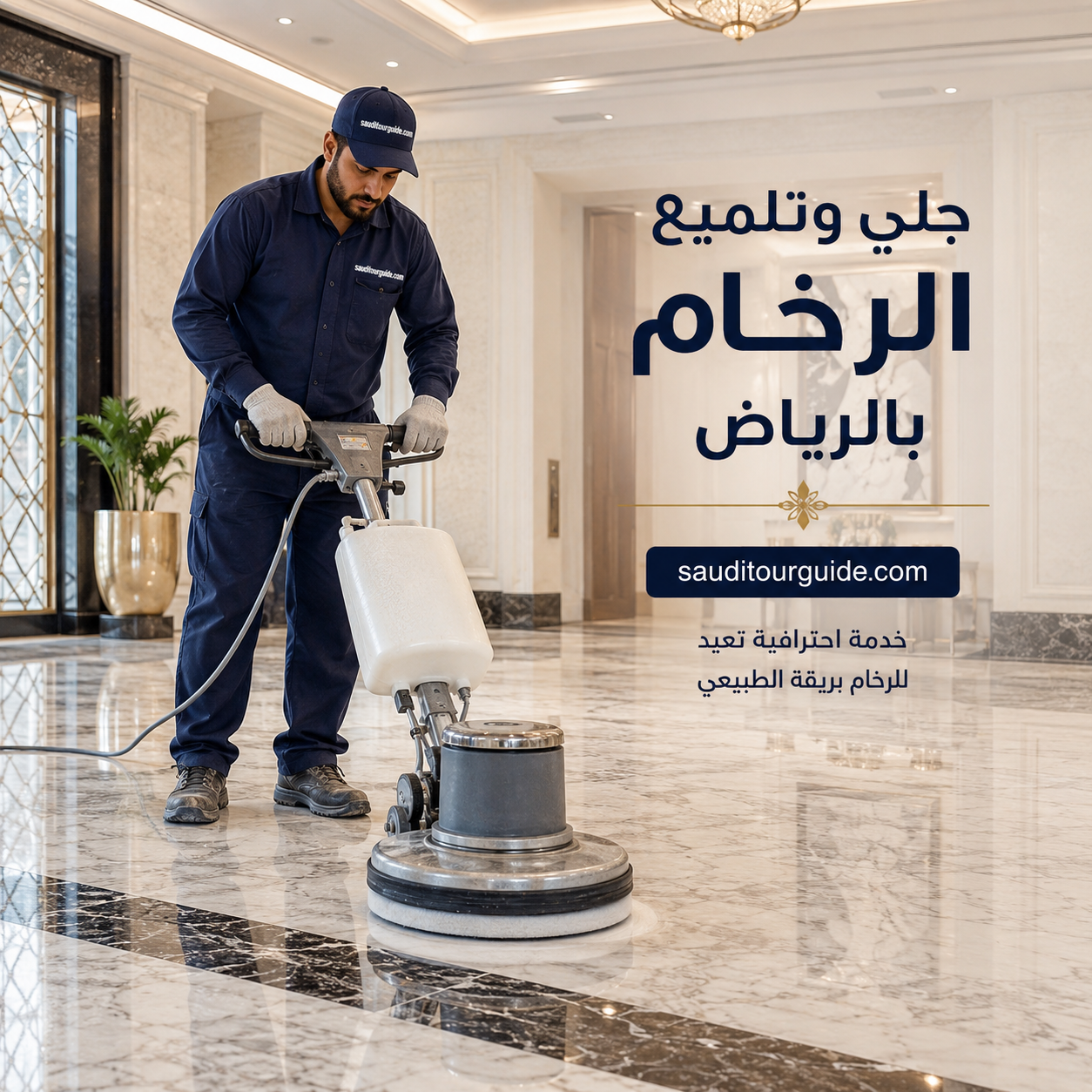 جلي وتلميع الرخام بالرياض