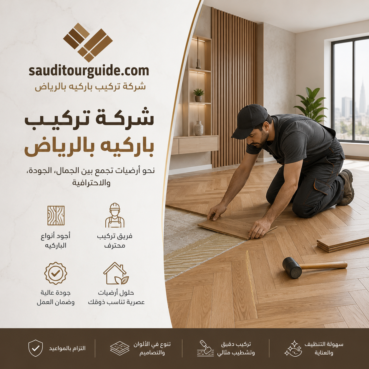 شركة تركيب باركيه بالرياض