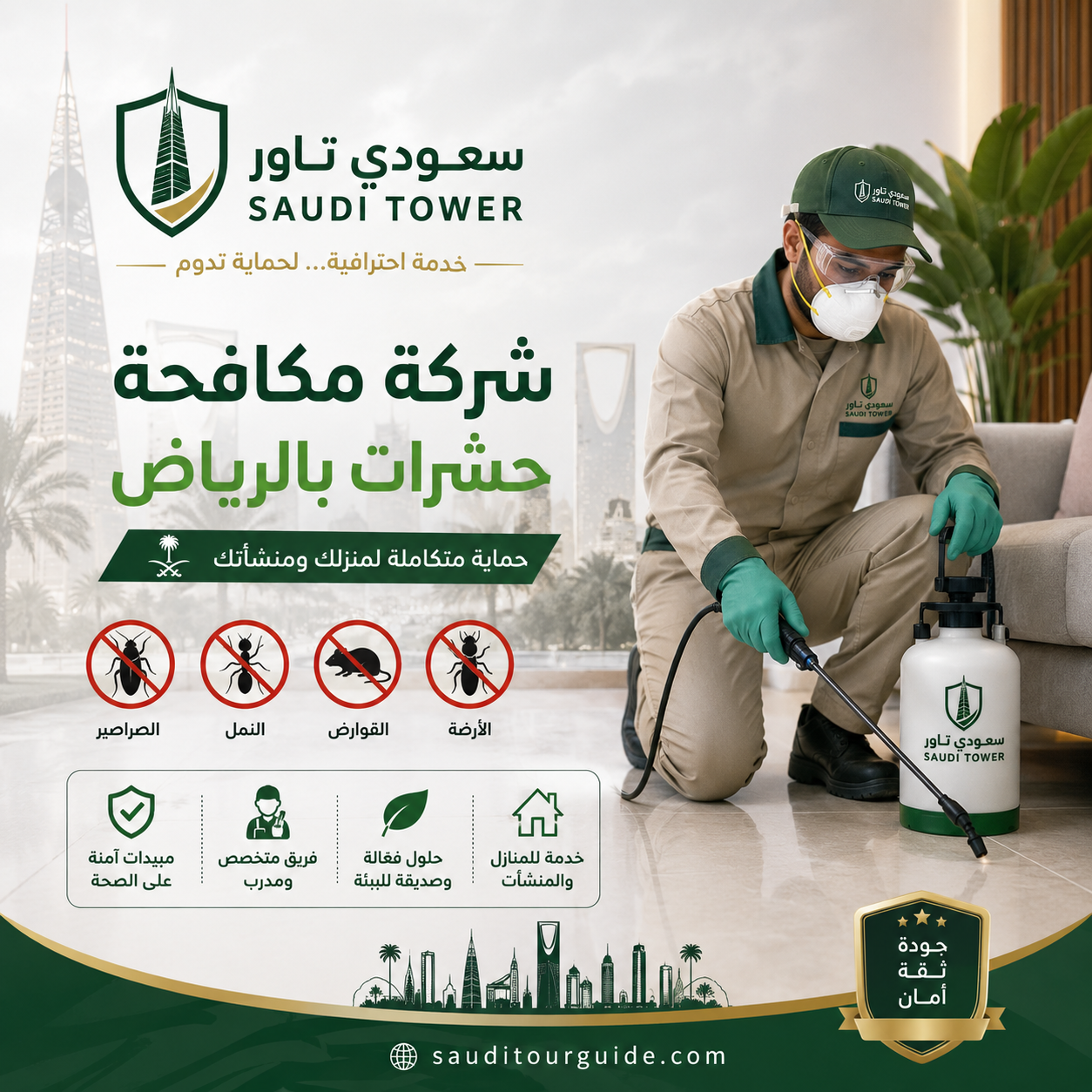 شركة مكافحة حشرات بالرياض