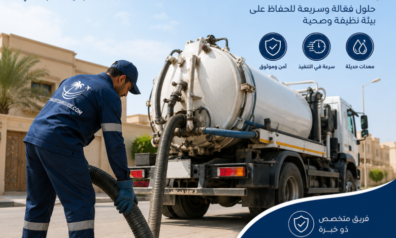 شفط مياه الصرف الصحي